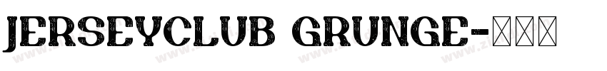 JERSEYCLUB GRUNGE字体转换